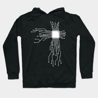 Circuit Board Cyber Computer Scientist PC Mainboard CPU Technology Shirt Gift Hoodie